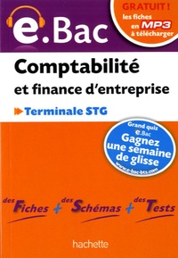 Martine Burnens et Eric Marcel - Comptabilité et finance d'entreprise Terminale STG e.bac.