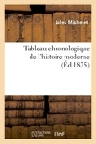 Jules Michelet - Tableau chronologique de l'histoire moderne.
