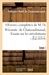 François-René de Chateaubriand - Oeuvres complètes de M. le Vicomte de Chateaubriand, Tome 1 Essais sur les révolutions.