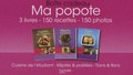 Aude de Galard et Rina Nurra - Ma popote - Boîte cadeau 3 volumes : cuisine de l'étudiant ; Mijotés & poêlées ; Tians & flans.