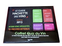  Hachette - Coffret quiz du vin - Le guide Hachette des vins 2013 et un jeu de questions-réponses pour tester vos connaissances.