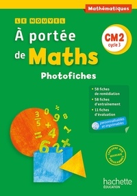 Janine Lucas et Jean-Claude Lucas - Le nouvel A portée de maths CM2 - Photofiches. 1 CD audio