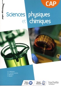 Jean-Louis Berducou et Jean-Claude Larrieu-Lacoste - Sciences physiques et chimiques CAP.