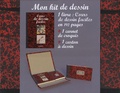  Hachette - Mon kit de dessin - 1 livre : Cours de dessin faciles; 1 carnet de croquis; 1 carton à dessin.