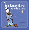 Marie-France Floury - Petit Lapin Blanc regarde la Lune.