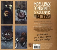 Moelleux, fondants et coulants mini et maxi. Coffret avec 4 petits cercles, 1 cercle moyen, un cercle grand format et un livret avec 20 recettes