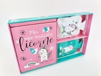  Hachette Pratique - Coffret Mes mini-bouillottes licorne - Mon carnet Licorne avec 2 mini-bouillottes réutilisables.