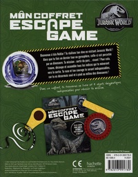 Mon coffret Escape Game Jurassic World. Avec 4 objets énigmatiques
