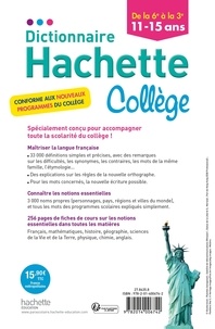 Dictionnaire Hachette Collège. De la 6e à la 3e