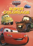  Hachette - Le monde de Cars  : Super coloriage - La course de voitures.