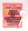 Jean-François Mallet - Le livre de cuisine pour étudiants le plus facile du monde - Avec une roulette à pizza en cadeau.