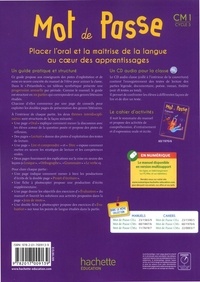 Français CM1 Cycle 3 Mot de Passe. Guide pédagogique  Edition 2017 -  avec 1 CD audio
