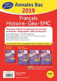 BAC PRO Français Histoire-Géo-EMC  Edition 2019