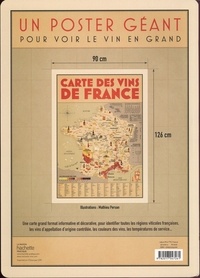 La carte des vins de France. Un poster géant informatif et décoratif