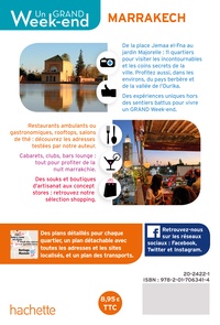 Un Grand Week-end à Marrakech  avec 1 Plan détachable