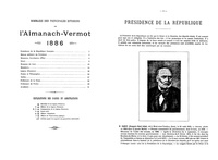 Almanach Vermot 1886  Edition collector
