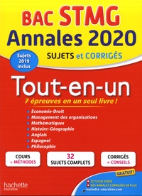 Jean-Pierre Broutin et Jean-Bernard Ducrou - Annales Tout-en-un Bac STMG - Sujets et corrigés.