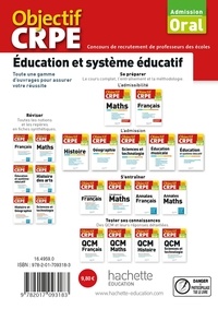 Education et système éducatif. Admission oral  Edition 2020