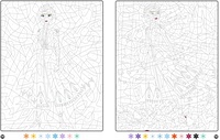 La Reine des neiges 2. Coloriages magiques Mystères