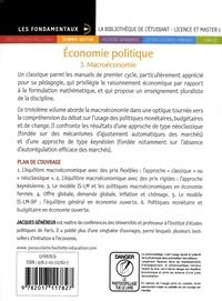 Economie politique. Tome 3, Macroéconomie 9e édition