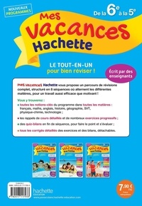 Mes vacances Hachette de la 6e à la 5e  Edition 2020