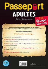 Passeport Adultes Escape Game  Edition 2020