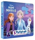  Disney - La Reine des Neiges II - 5 puzzles pour raconter l'histoire.