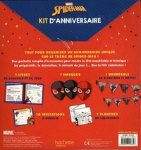 Super kit d'anniversaire Spider-Man. Les ateliers. Avec 10 invitations, 7 masques, 7 coloriages, 1 banderole, 1 livret