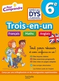 Joanna Le May et Valérie Viron - Trois-en-un 6e Français Maths Anglais.