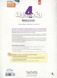 Adomania 4 Méthode de français B1. Pack Livre + Version numérique  avec 1 DVD