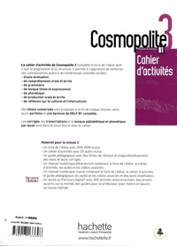 Cosmopolite 3 B1. Cahier d'activités + version numérique  avec 1 CD audio
