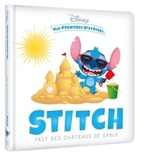  Disney - Stitch fait des châteaux de sable.