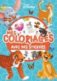  Disney - Mes coloriages avec des stickers.