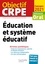 Serge Herreman et Catherine Boyer - Objectif CRPE en fiches : Éducation et système éducatif - Concours 2021.