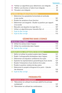 Fiches détachables Spécialité maths Tle  Edition 2022