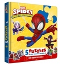  Disney - Spidey et ses amis extraordinaires - Une équipe de choc. 5 puzzles pour raconter l'histoire.