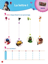 J'apprends à écrire les majuscules Miraculous. Petite et Moyenne Sections