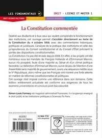 La constitution commentée. Article par article  Edition 2023-2024