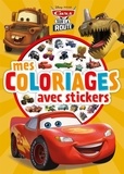  Disney - Mes coloriages avec stickers Cars sur la route.