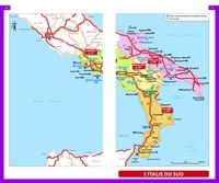 Italie du Sud. Naples, côte Amalfitaine, Pouilles  Edition 2023-2024 -  avec 1 Plan détachable