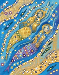 L'art à la manière de Gustav Klimt. Etui avec 4 tableaux à décorer et 700 sequins