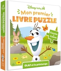  Disney Baby - Olaf et le Printemps - 5 puzzles de 4 pièces.
