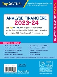 Analyse financière  Edition 2023-2024