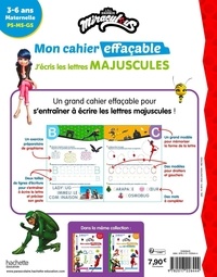 Miraculous J'écris les lettres majuscules Maternelle PS-PS-GS. Avec un feutre effaçable