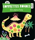  Solenne et  Thomas - Gommettes rondes dinosaures.