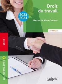 Martine Le Bihan-Guénolé - Fondamentaux  - Droit du travail 2023-2024 - Ebook epub.