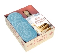  Hachette - Coffret Biscuits & Sablés - Tout pour faire des biscuits & sablés. Avec 1 livre de recettes, 1 tampon et 4 motifs.
