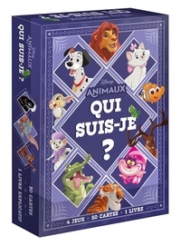  Disney - "Qui suis-je ?" Disney animaux - 4 jeux + 50 cartes + 1 livre.