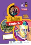 Emmanuelle Coste et Laurie Borsenberger-Thermes - Allemand 2e année A1-A2 Station Deutsch! - Livre-cahier.
