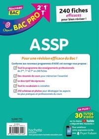 Objectif Bac pro ASSP (2de - 1re - Term) - Fiches - Nouveaux programmes bac 2025